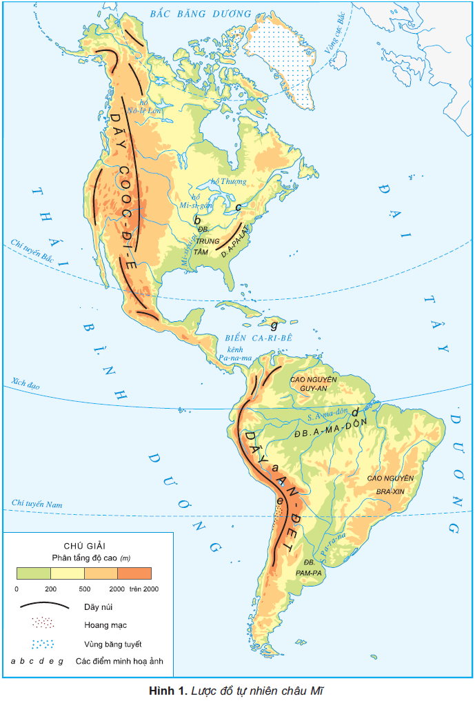 Để giúp học sinh củng cố kiến thức về bản đồ tự nhiên châu Mỹ, Giáo dục Địa lý đã sử dụng bản đồ mới nhất với rất nhiều thông tin bổ ích và cập nhật. Học sinh sẽ có thể hiểu rõ hơn về phân bố địa lý của châu Mỹ và hệ thống thảm thực vật và động vật phong phú.